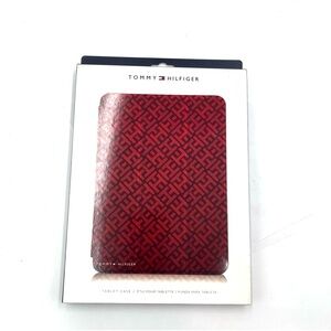 NIB Tommy Hilfiger red signature tablet case
